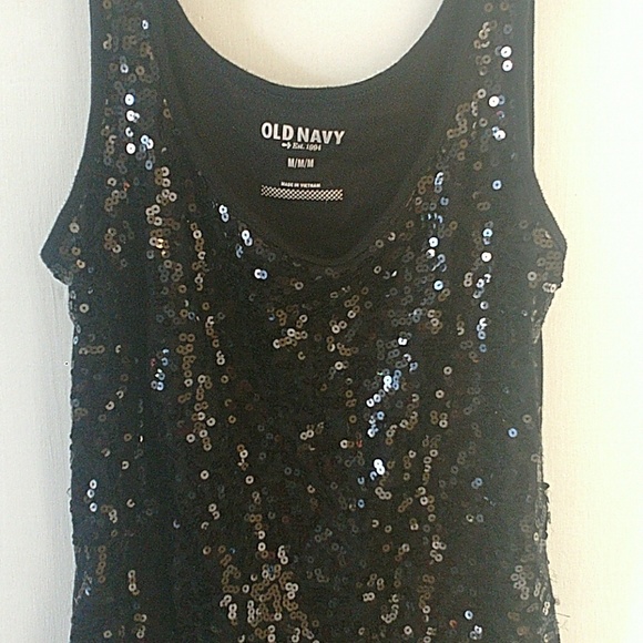 Black sequin top - Picture 3 of 3